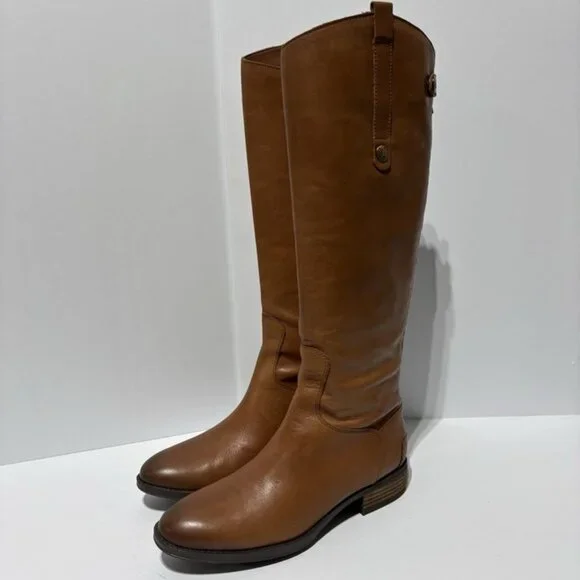 Sam Edelman Women’s Penny Brown Leather Boots, Size 7 M
